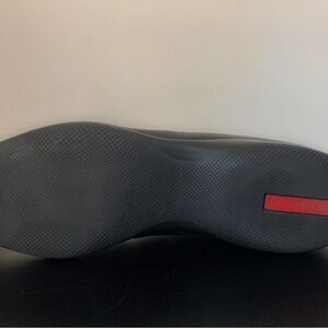 Men's Black and Red Sneakers